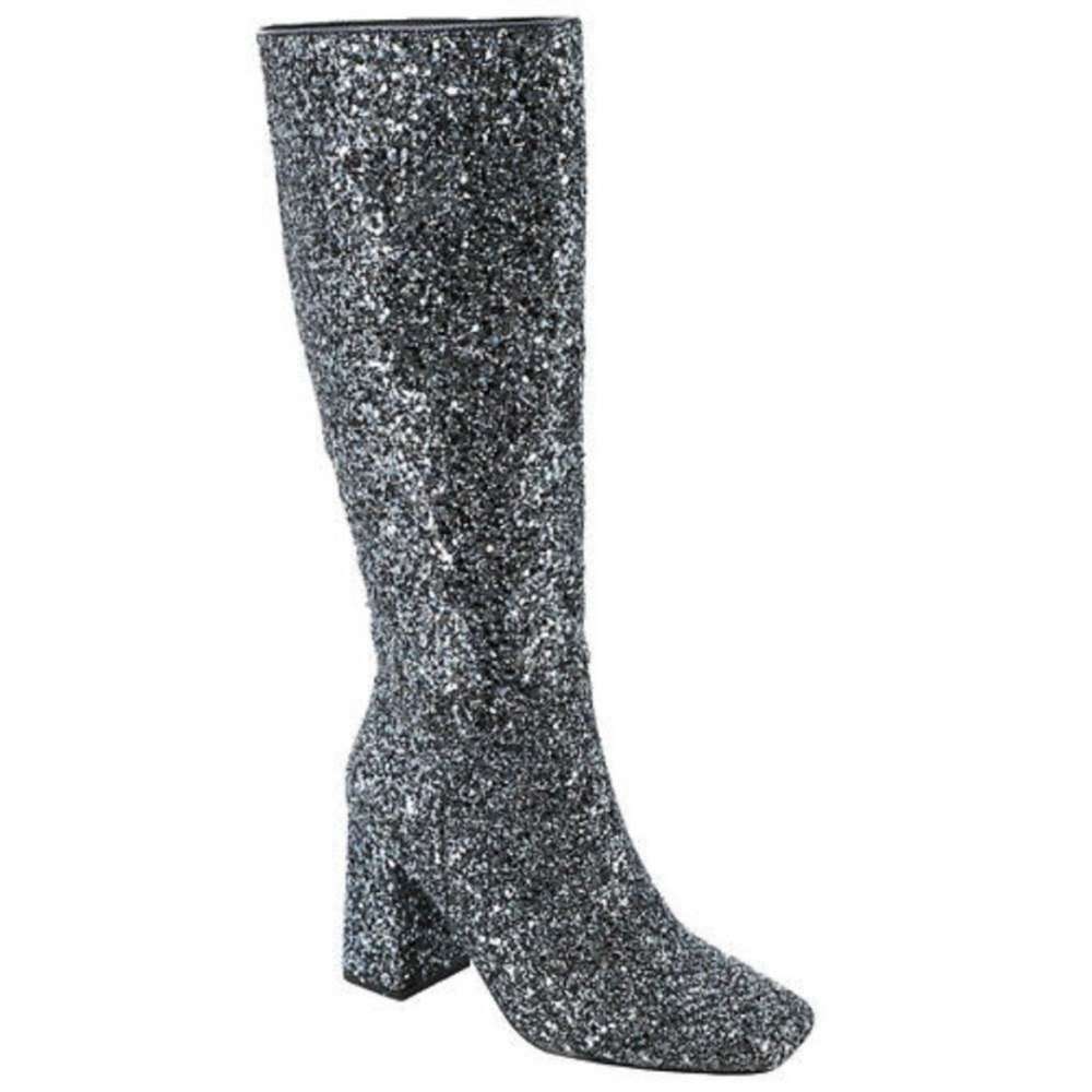 CORKY'S Yolo Glitter Knee High Boots Sapphire Sparkle 7-11 NWT